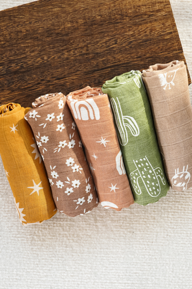Tuto Swaddle de muselina y bambú - Imagen 6
