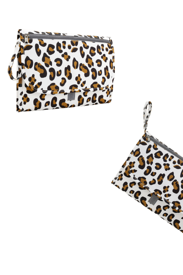 Mudador portátil impermeable Leopardo blanco - Imagen 3